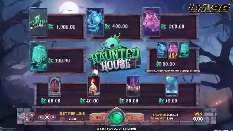 ทดลองเล่นสล็อต Haunted House SLOT XO