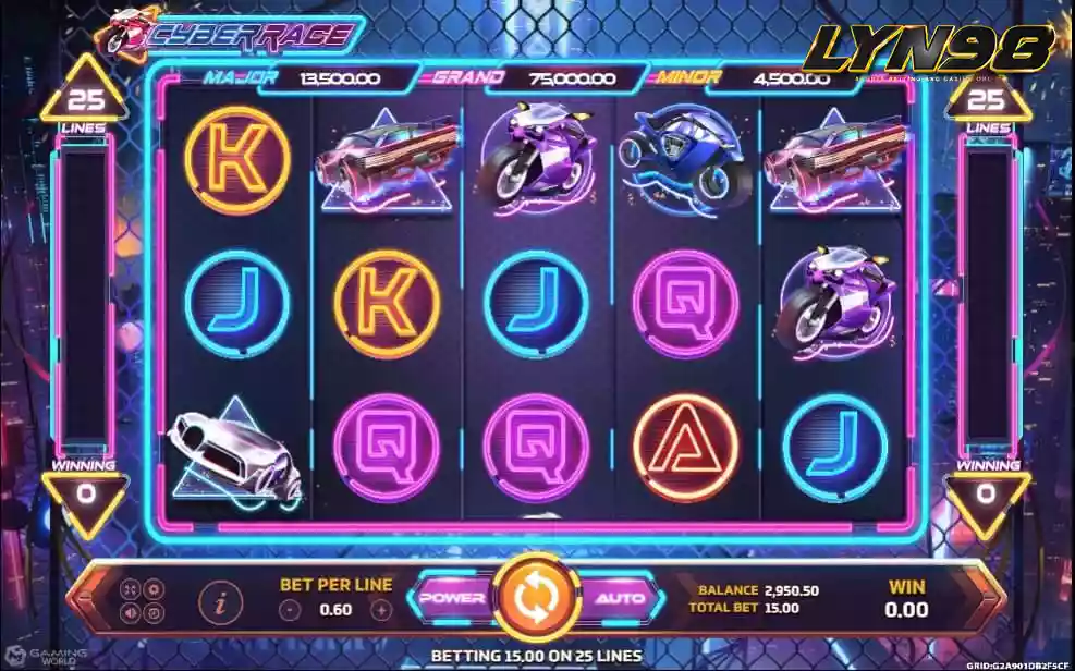 ทดลองเล่นสล็อต Cyber Race SLOT XO